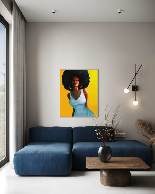 Foxy - Framed Fine Art Print