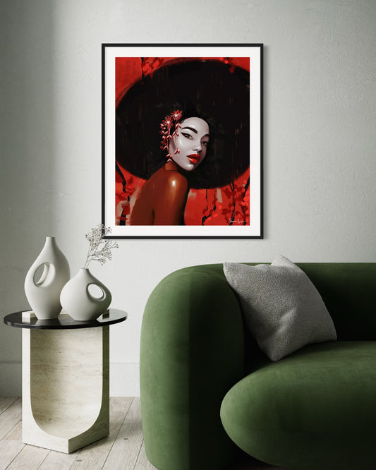 Blossom Ritual - Framed Fine Art Print