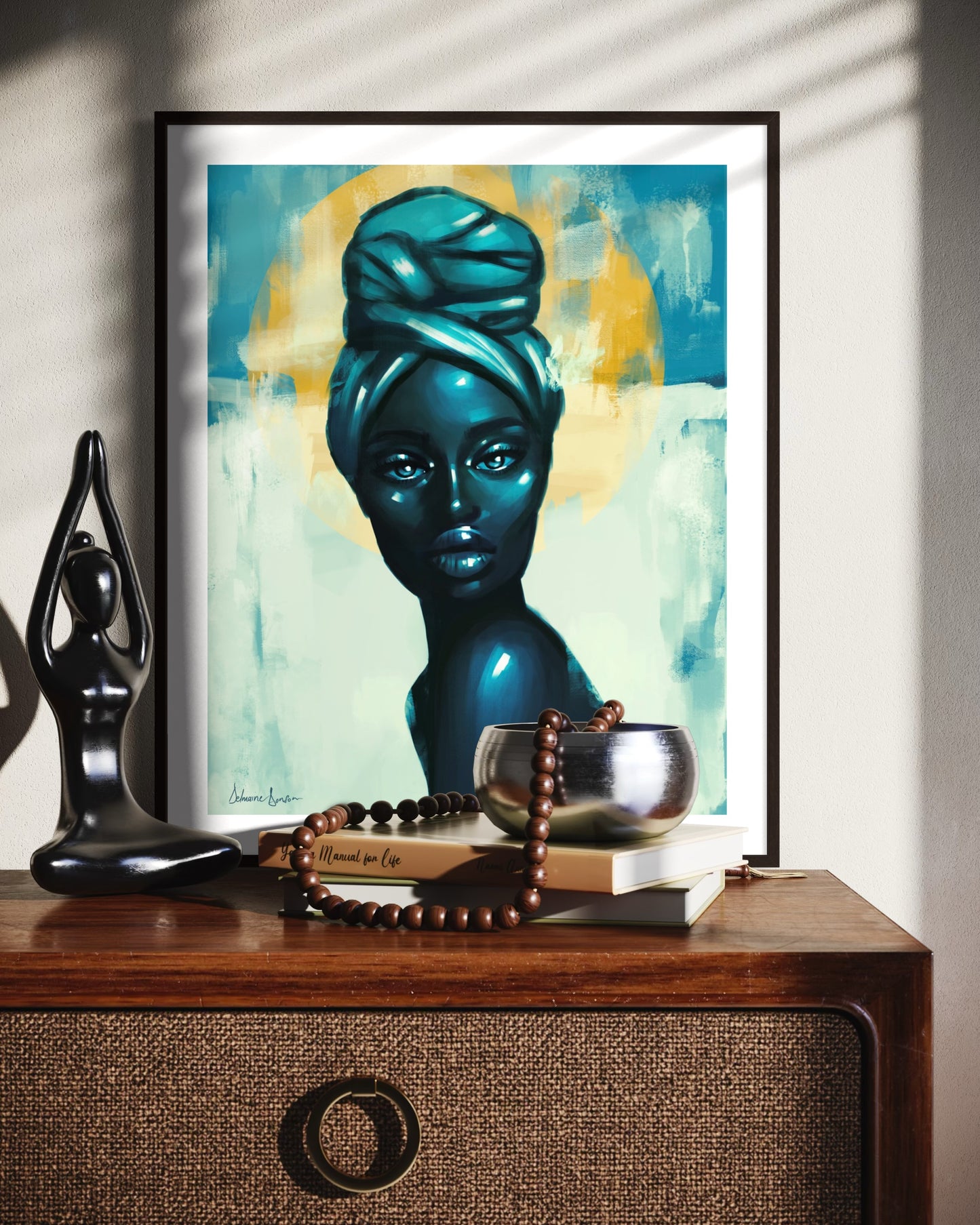 The Light At Dusk - Framed Fine Art Print