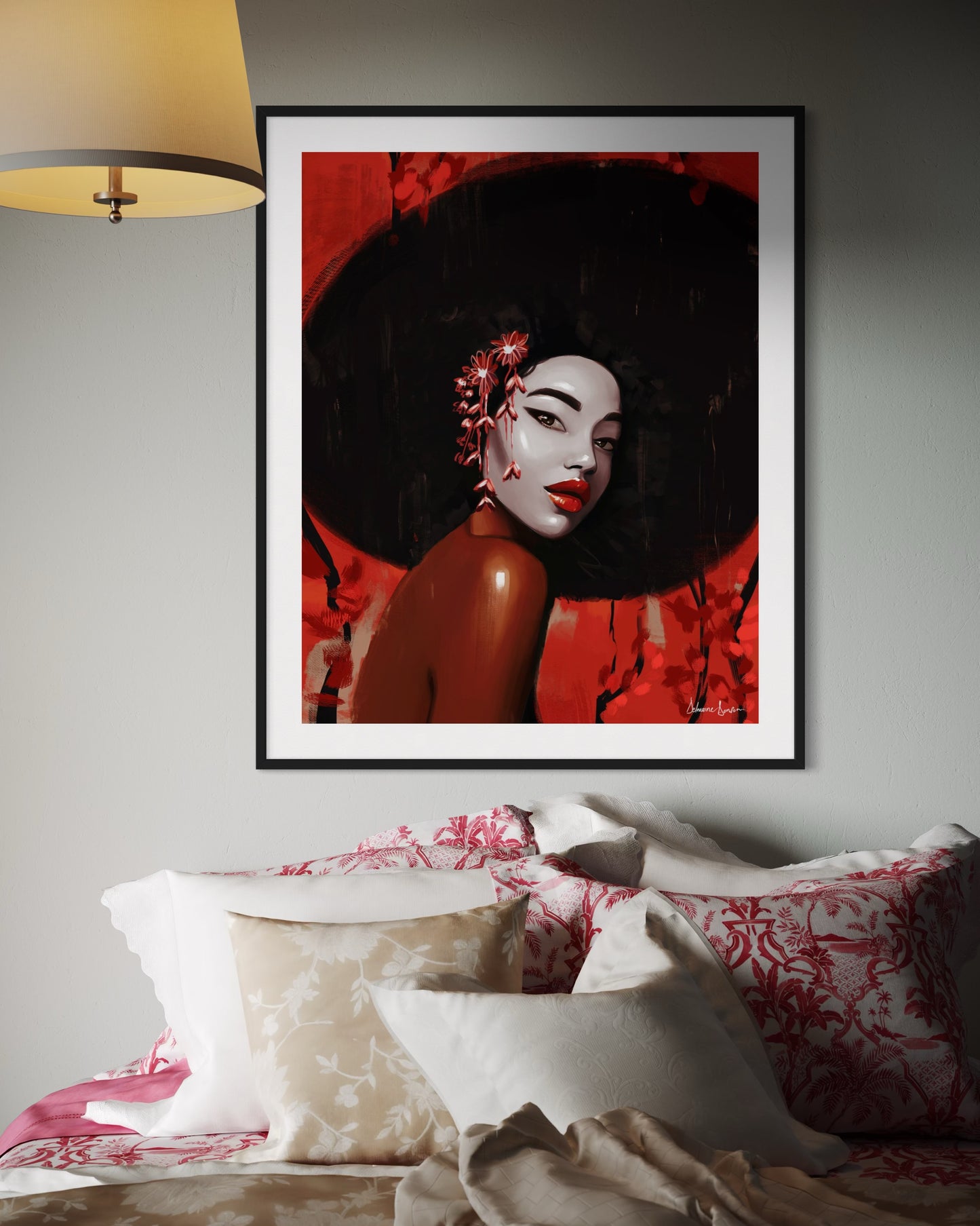 Blossom Ritual - Framed Fine Art Print