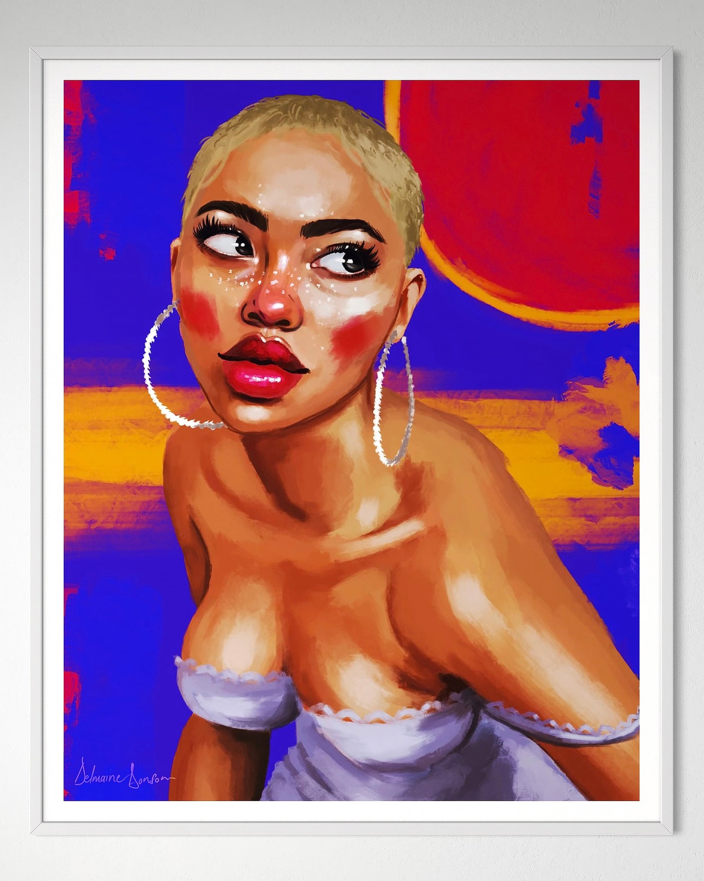 Side Eye Sorcery framed fine art print