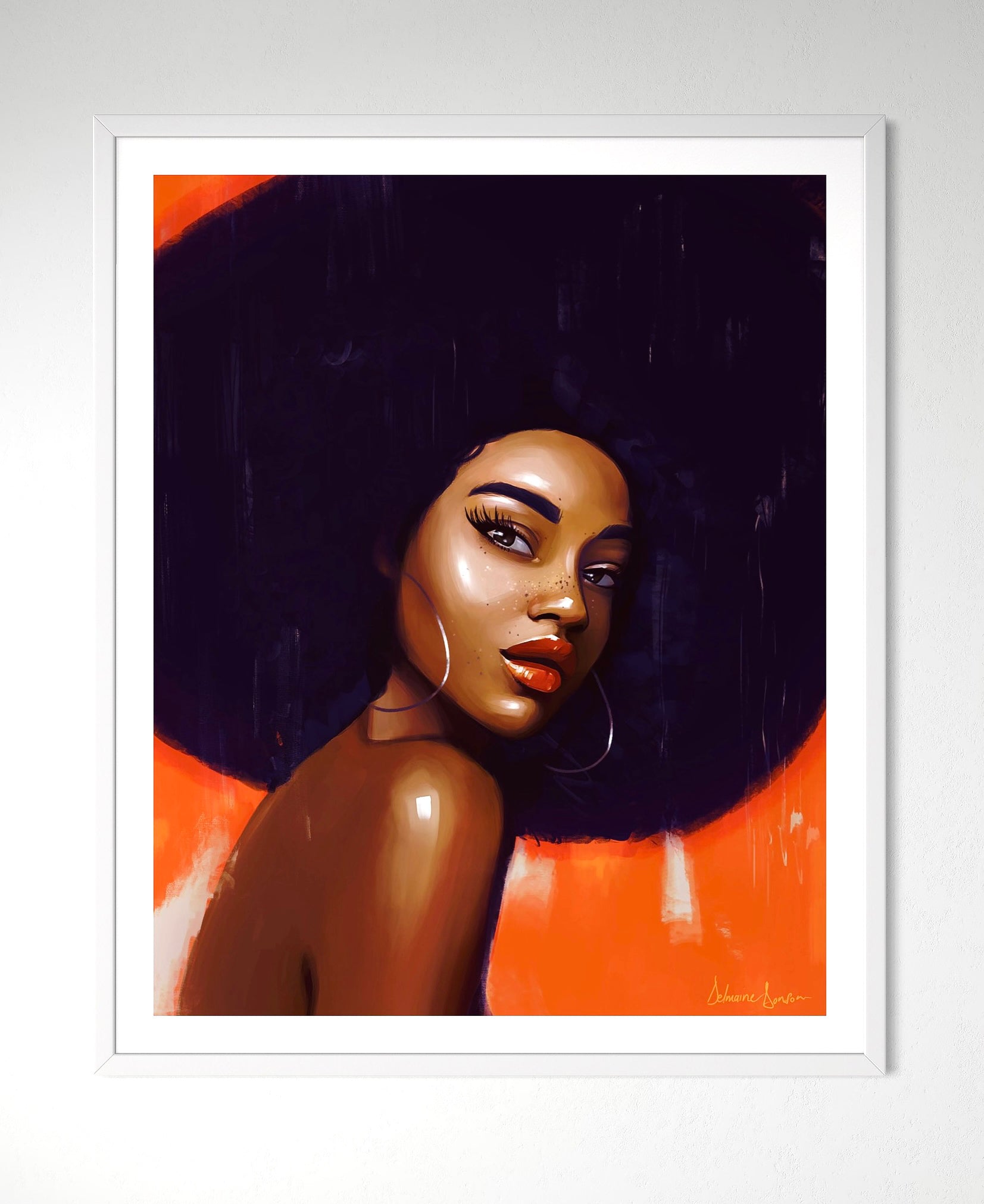 Full Volume framed fine art print display