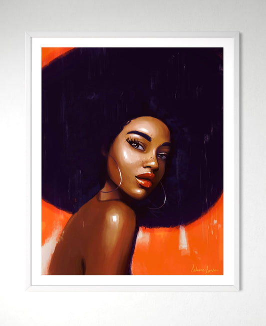 Full Volume framed fine art print display