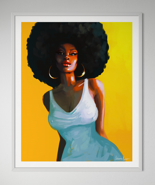 Foxy - Framed Fine Art Print