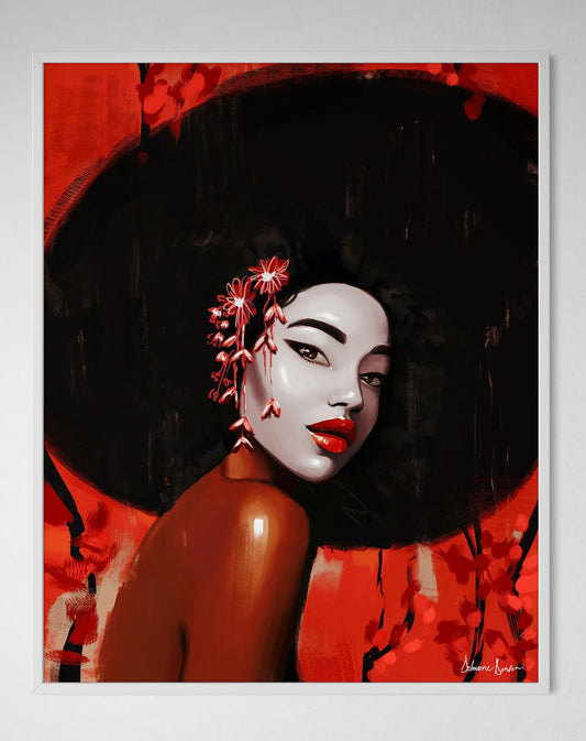 Blossom Ritual - Framed Fine Art Print