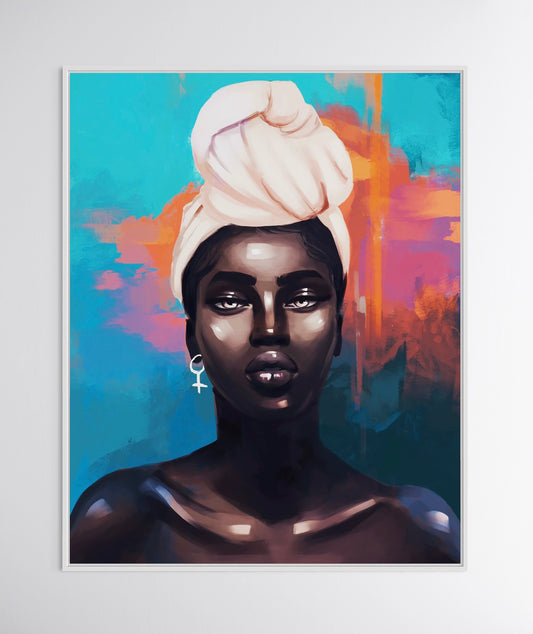 Nova framed fine art print black frame