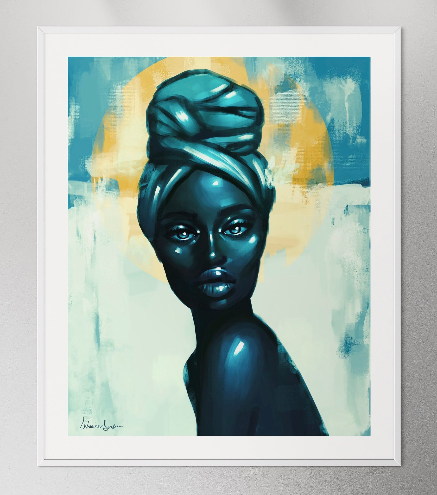 The Light At Dusk framed fine art painting print
