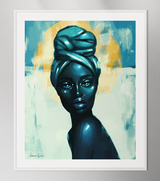 The Light At Dusk framed fine art painting print